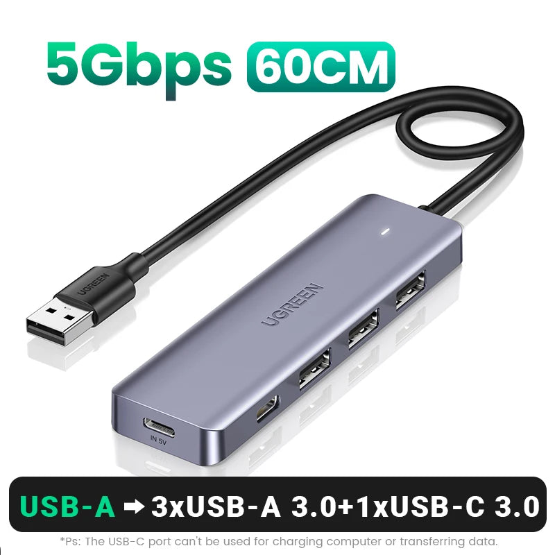 Hub USB-C 4 ports
