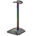 Support casque RGB avec ports USB
