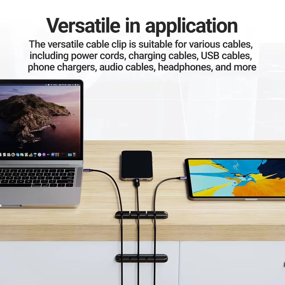 Adhesive cable organizer