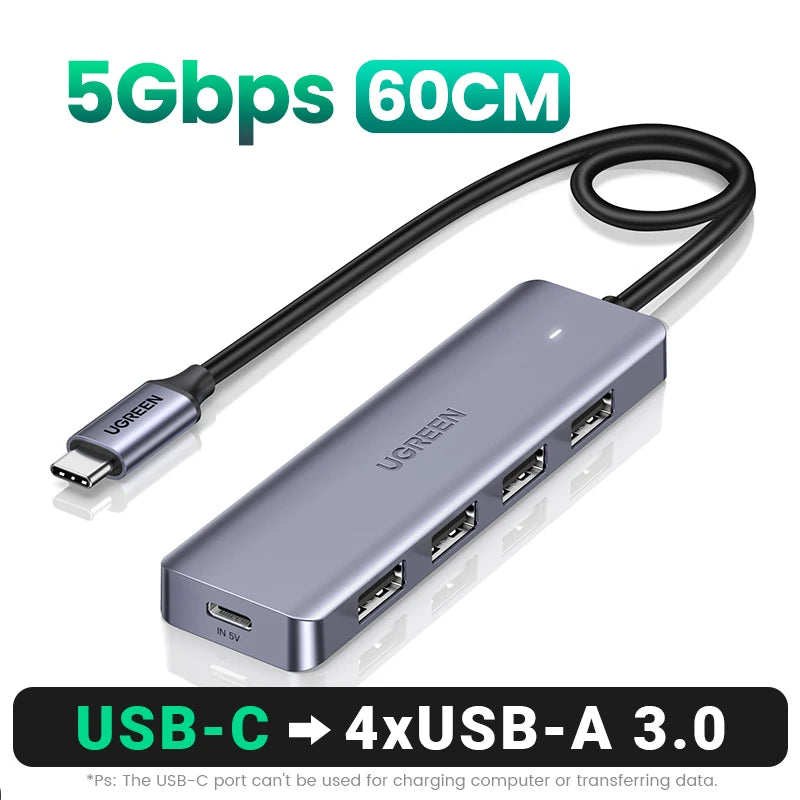 Hub USB-C 4 ports