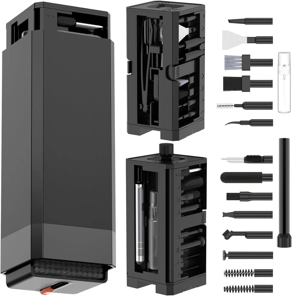 Multifunction tech cleaning kit