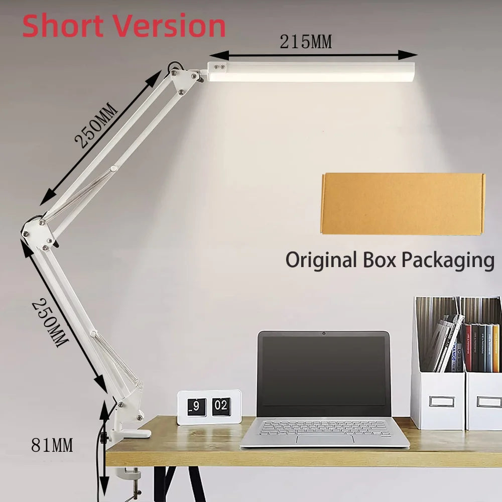 Lampe de bureau articulée à pince