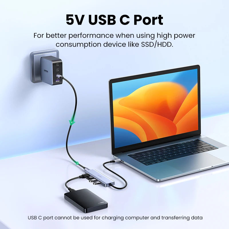 Hub USB-C 4 ports