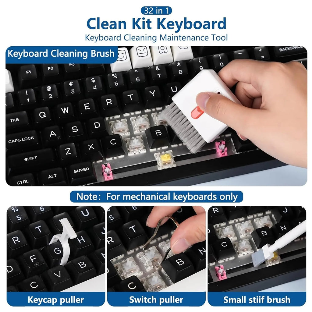 Multifunction tech cleaning kit
