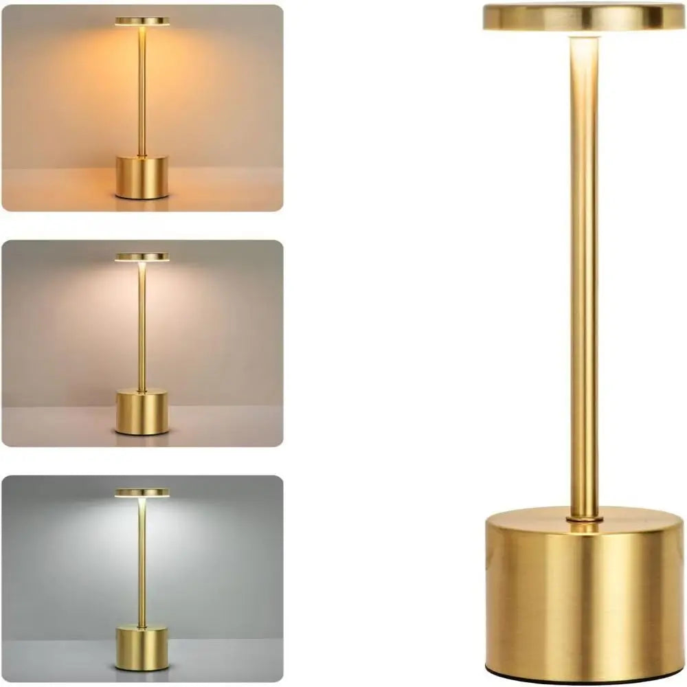 Cordless touch LED lamp