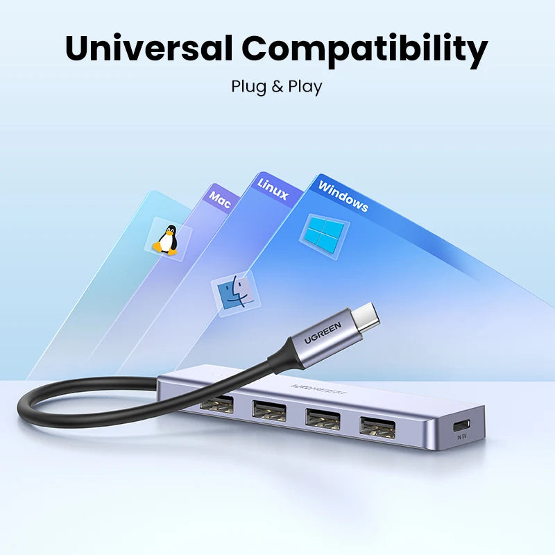 Hub USB-C 4 ports