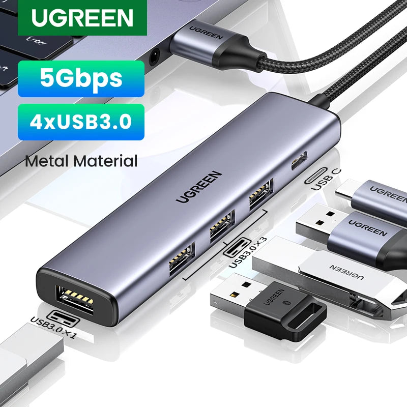 Hub USB-C 4 ports